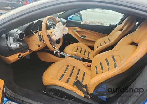 2022 Ferrari F8 Tributo из США, поврежденный, VIN ZFF92LLA2N0272257